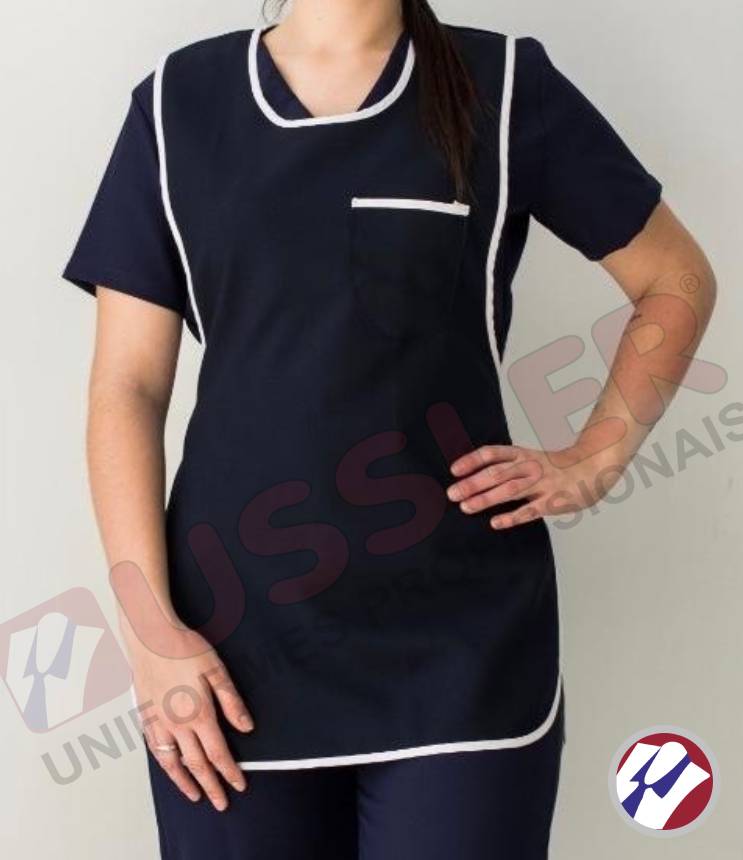 Avental frente e costas