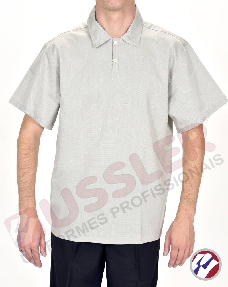 Camisa com abertura pólo